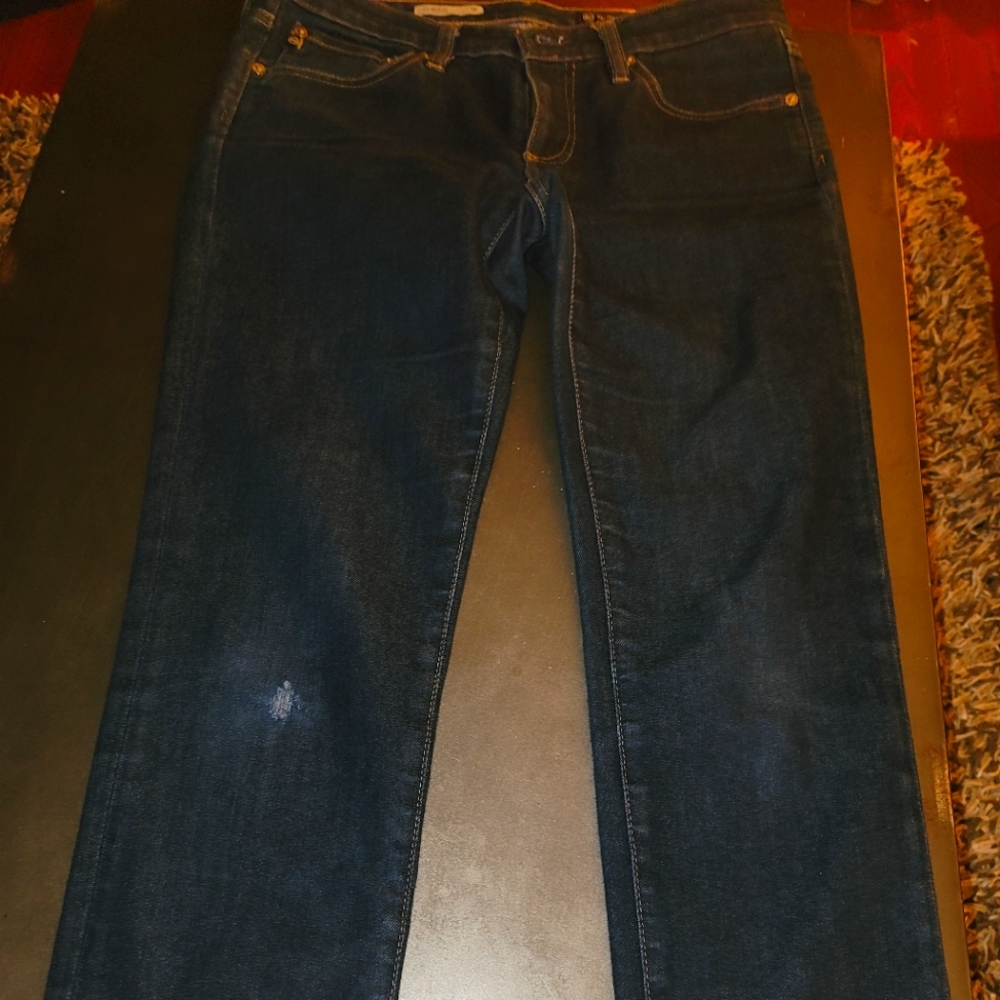 Adriano Goldschmied  The Stilt cigarette leg distressed Jean